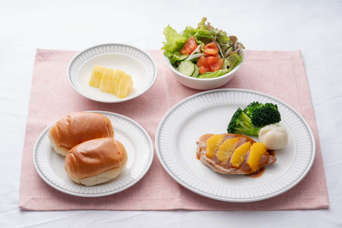ポークソテーオレンジ風味
